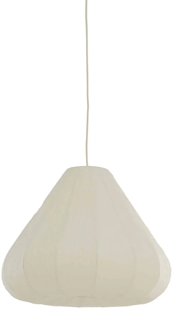 Hanglamp Sarella - Ø57x45cm - Modern - Hanglampen Eetkamer, Slaapkamer, Woonkamer de Light & Living en Blanc – photo produit