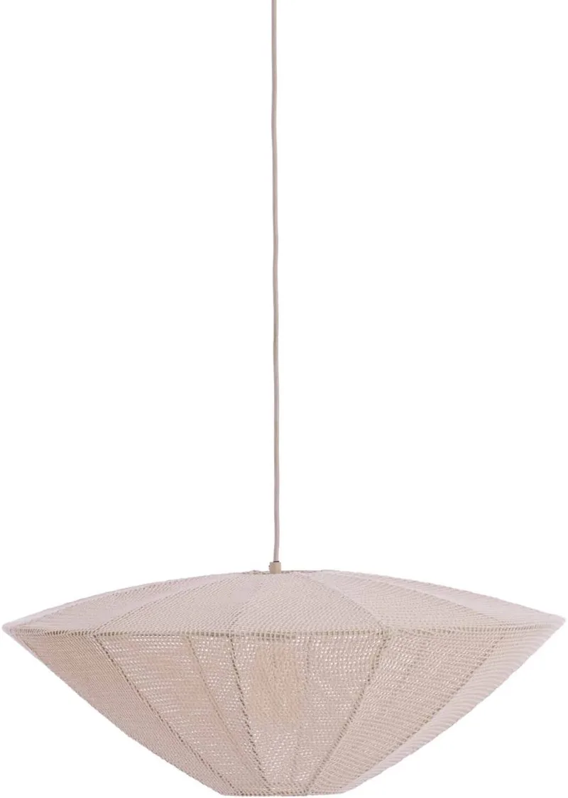 Hanglamp Satilla - Ø60cm - Modern - Hanglampen Eetkamer, Slaapkamer, Woonkamer by Light & Living in White – product photo
