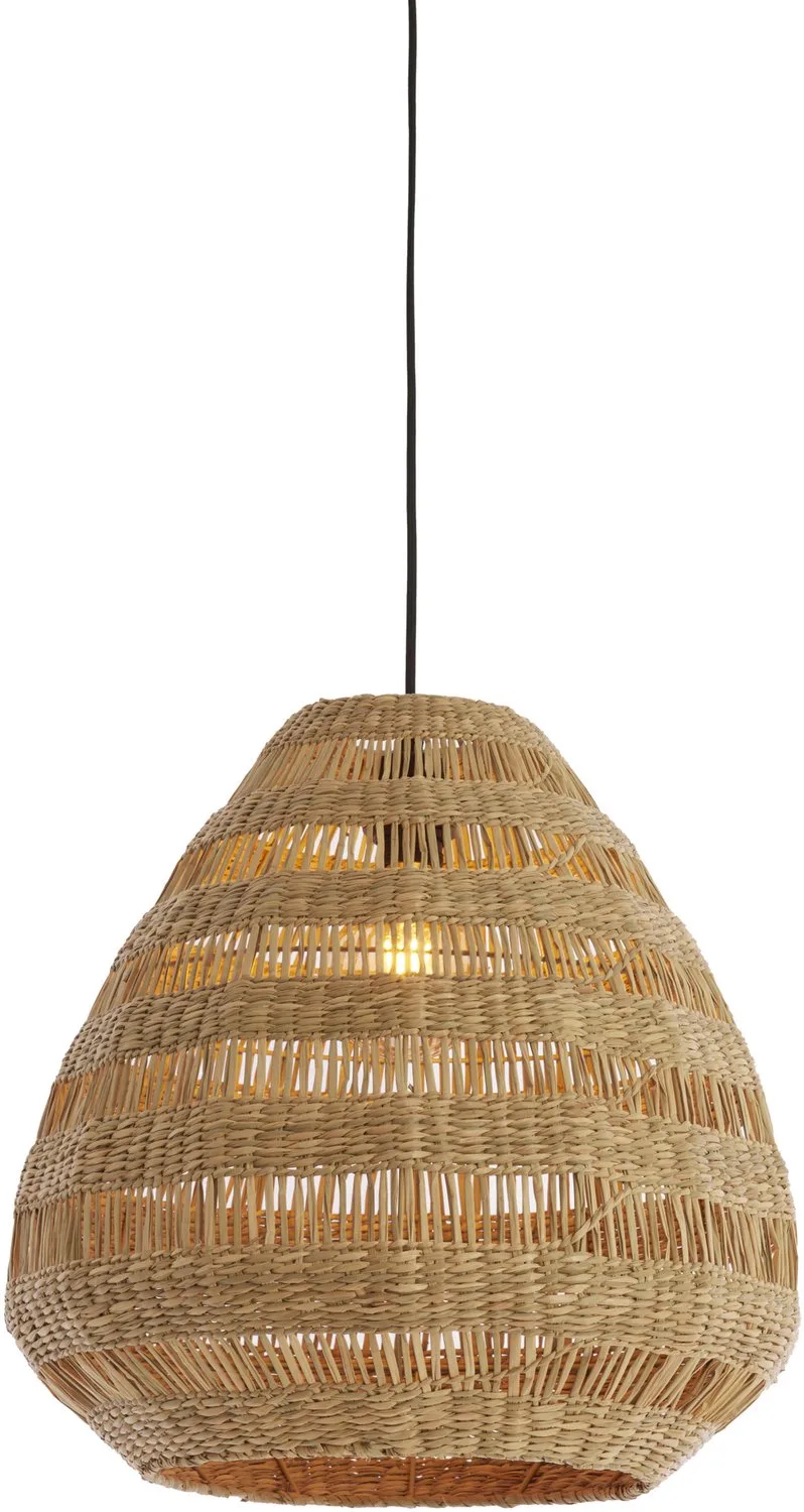 Hanglamp SOLUNA - 47x47x46 cm de Light & Living en Marron – photo produit