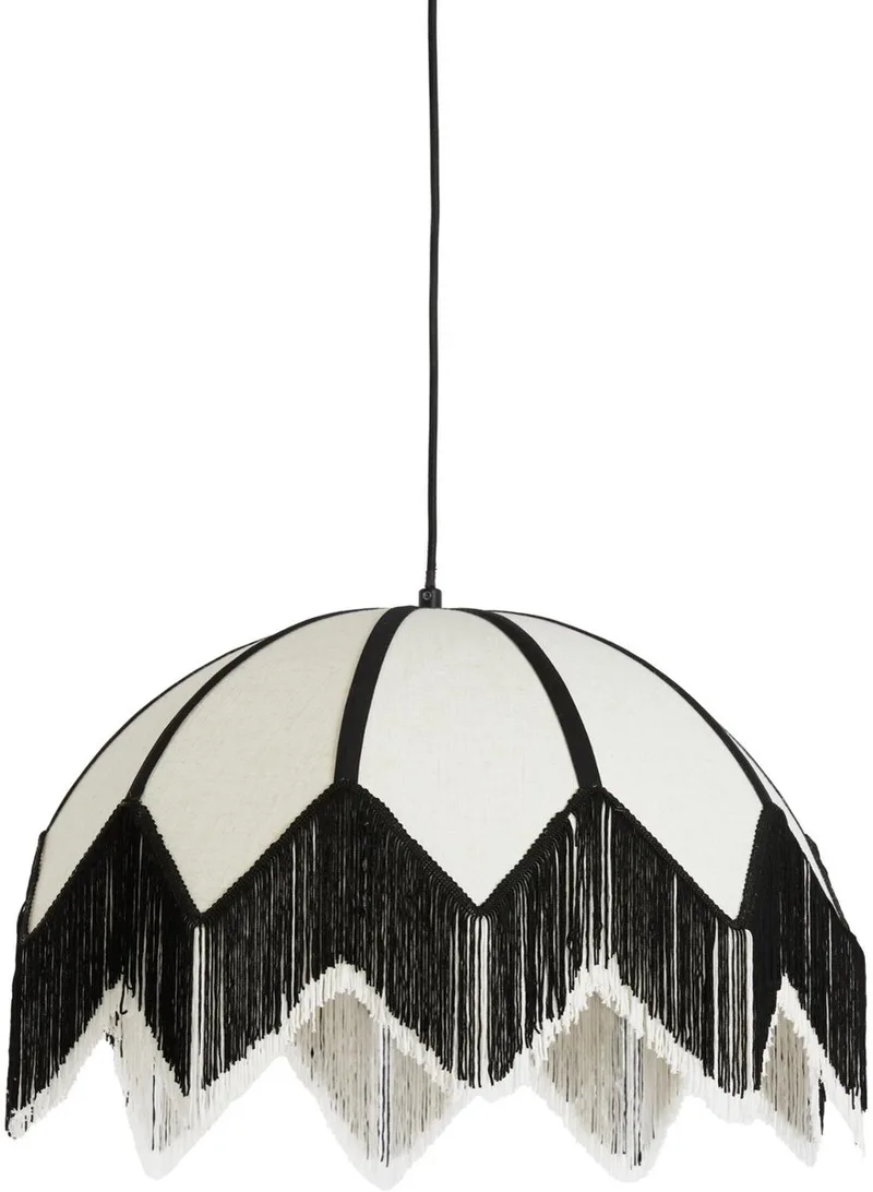 Hanglamp Sulina - Zwart - Ø55cm - Modern - Hanglampen Eetkamer, Slaapkamer, Woonkamer von Light & Living in Weiß – Produktfoto