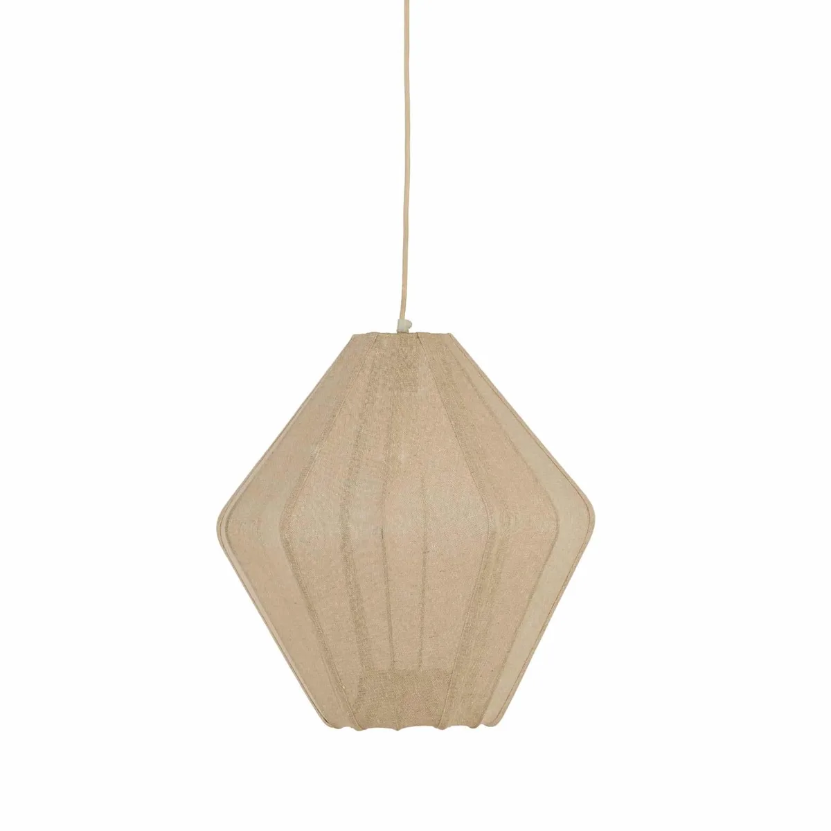 Hanglamp Tambisan - Licht - 44x44x46cm - Bohemian - Hanglampen Eetkamer, Slaapkamer, Woonkamer van Light & Living in Bruin – productfoto