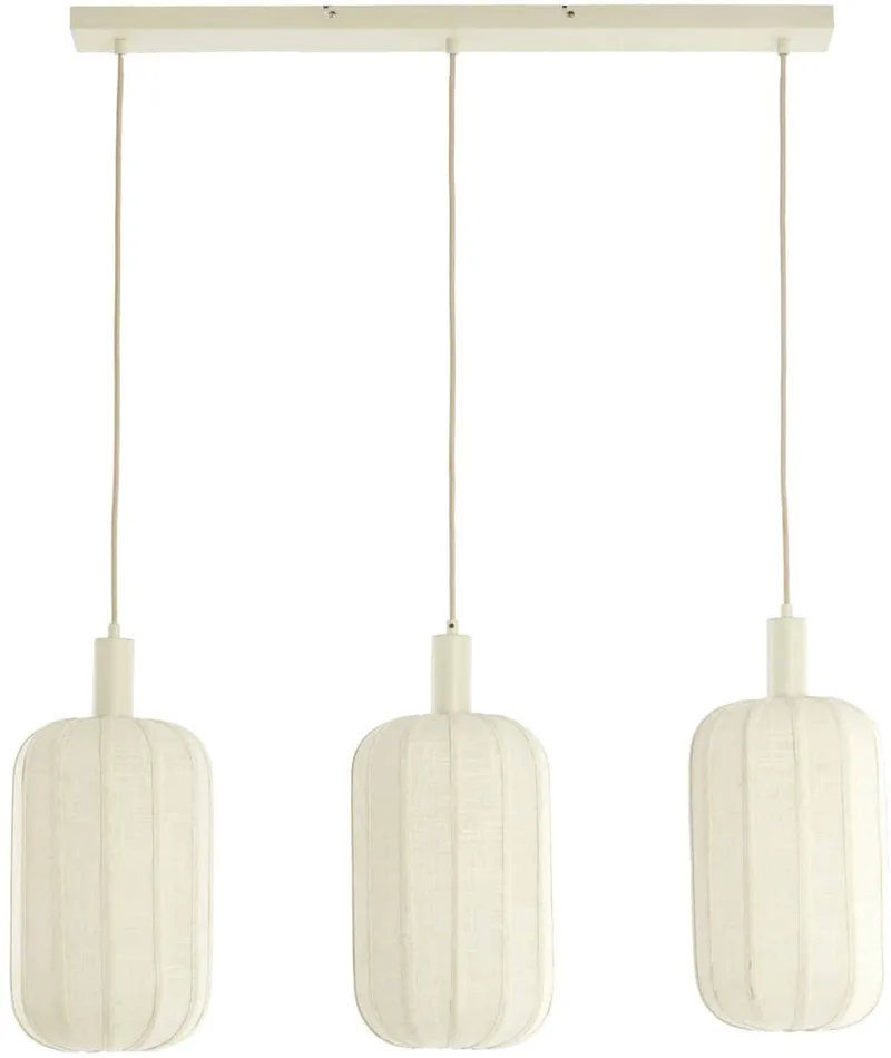 Hanglamp Tufia - 80x21x34cm - Modern - Hanglampen Eetkamer, Slaapkamer, Woonkamer von Light & Living in Weiß – Produktfoto