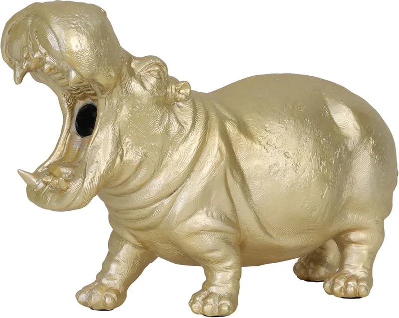 Hippo Tafellamp - Mat - 36x14x24 cm de Light & Living en Or – photo produit