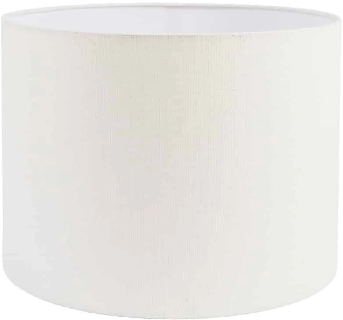 Lampenkap Linen - Gebroken - 40x40x30cm - Japandi de Light & Living en Blanc – photo produit