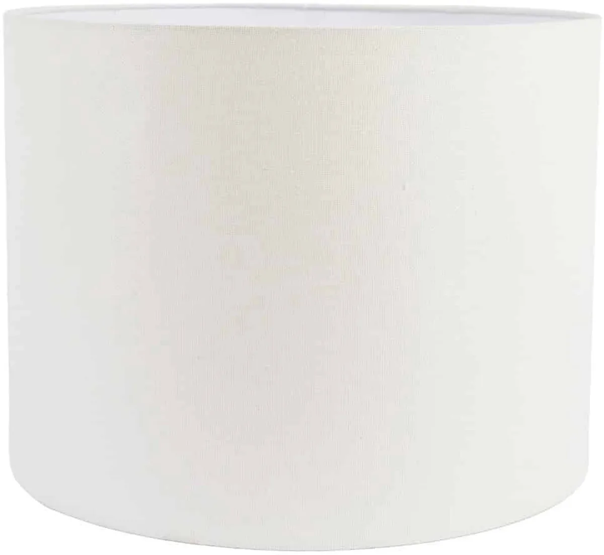 Lampenkap Linen - Gebroken - 50x50x38cm - Japandi fra Light & Living i Hvid – produktbillede