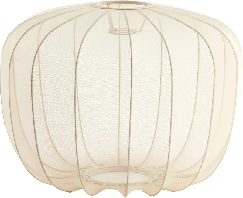 Lampenkap Plumeria Ø40x30 cm - zand von Light & Living in Beige – Produktfoto