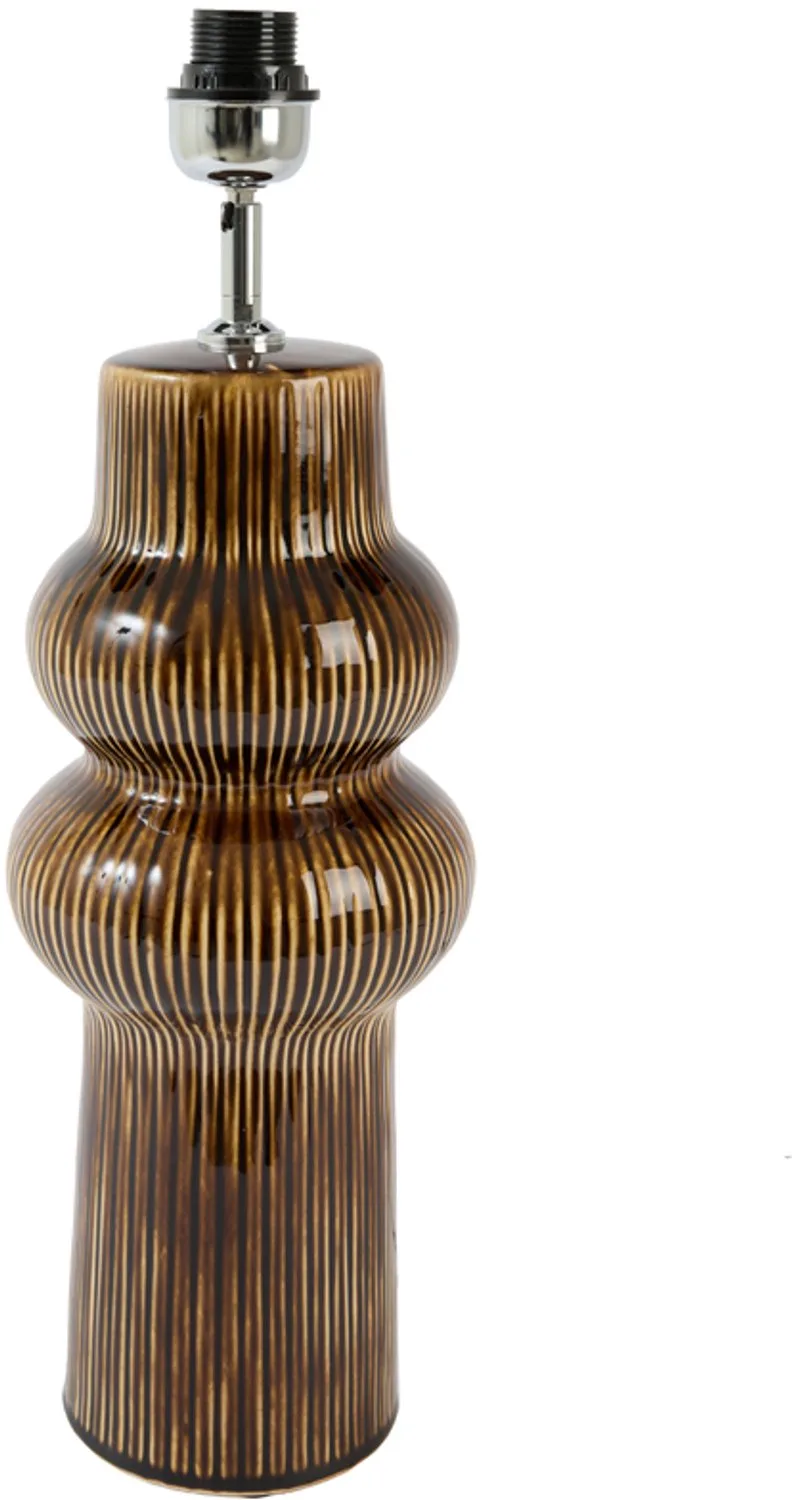 Lampvoet ROUCA - 19x19x57 cm de Light & Living en Marron – photo produit