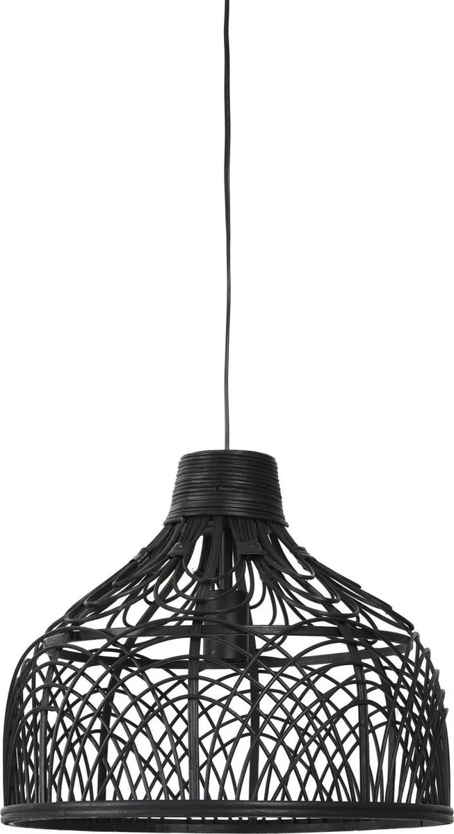Pocita Hanglamp - Rotan - Ø42x35 cm de Light & Living en Noir – photo produit