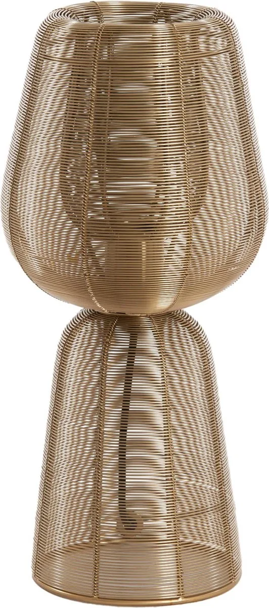 Tafellamp Aboso - Ø18cm - Modern fra Light & Living i Guld – produktbillede