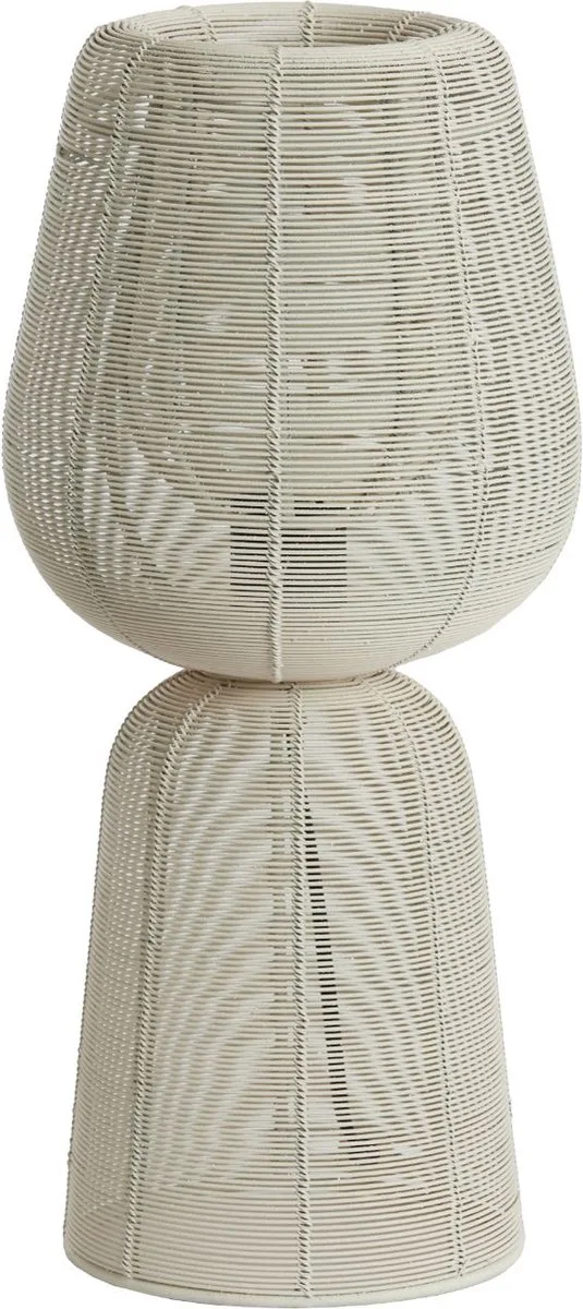 Tafellamp Aboso - Ø18cm - Modern de Light & Living en Blanc – photo produit