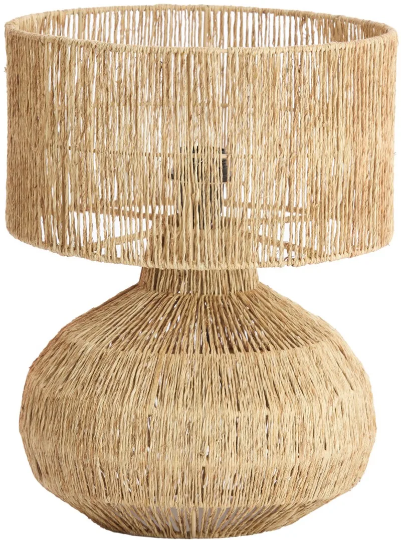 Tafellamp - Arova - textiel - Ø 30cm - E27 - 1899083 von Light & Living in Natur – Produktfoto