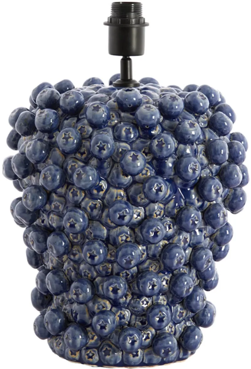 Tafellamp - Berries - keramiek - Ø 32cm - E27 - 1742880 by Light & Living in Blue – product photo