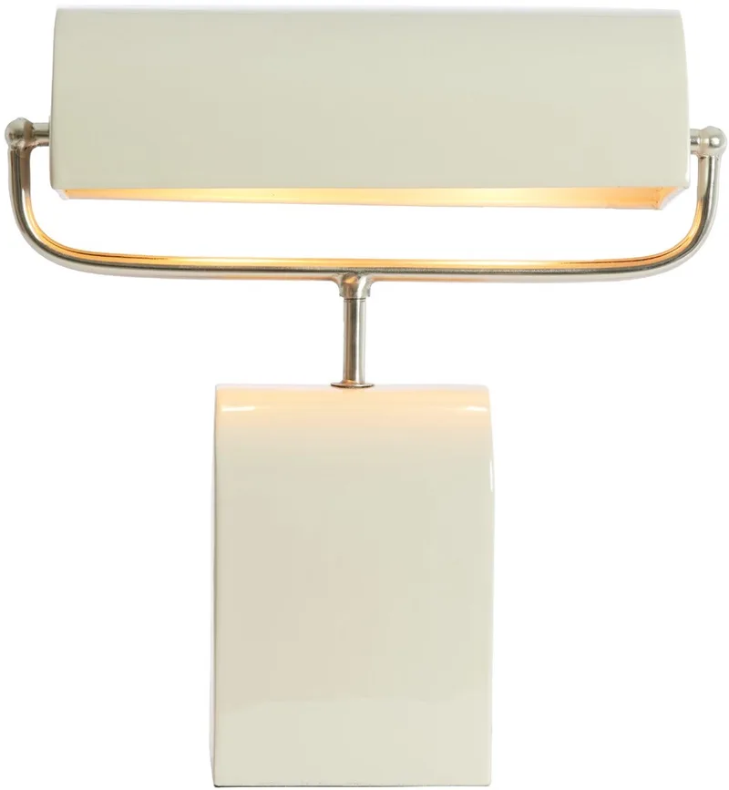 Tafellamp Cardona - 35x15.5x38cm - Modern fra Light & Living i Hvid – produktbillede