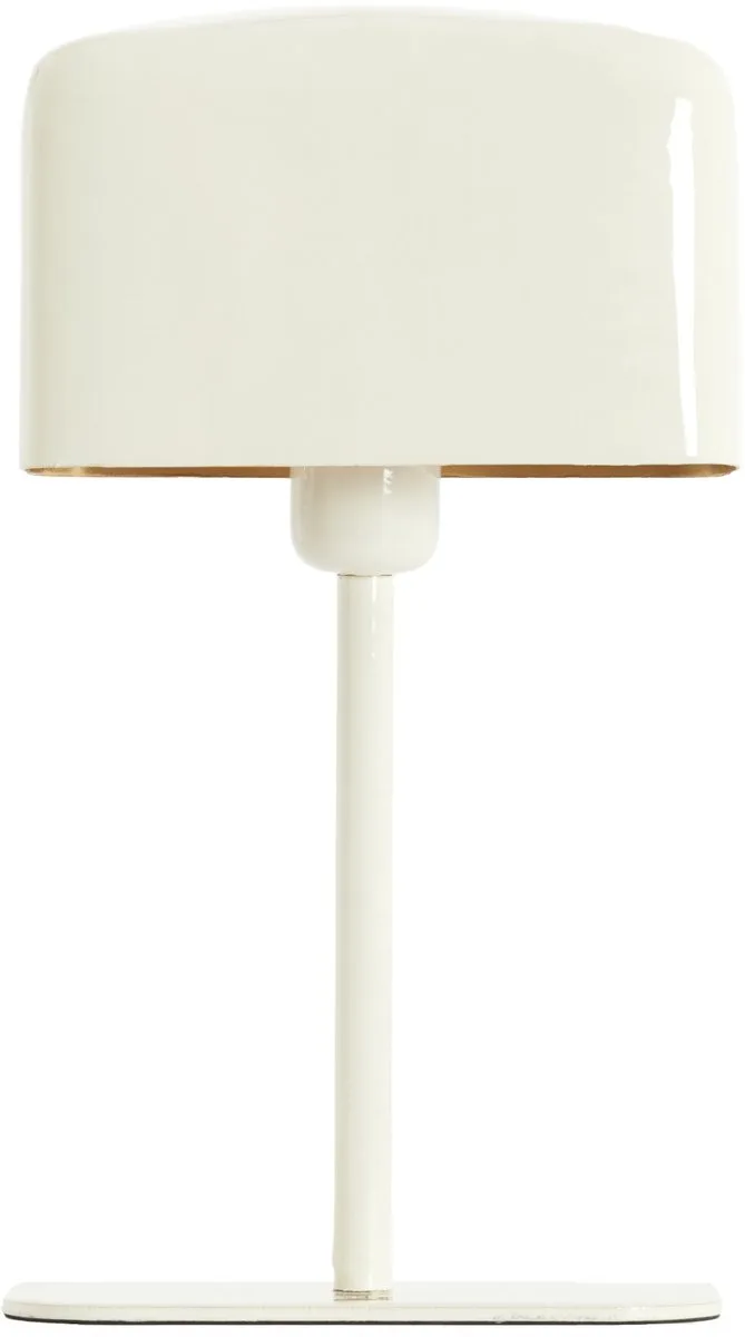 Tafellamp - crème - Elenie - metaal - nachtkastlamp - E27 - 1897143 fra Light & Living i Beige – produktbillede