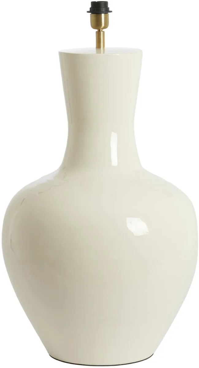 Tafellamp - crème - Nana - metaal - Ø 46cm - E27 - 8316443 de Light & Living en Beige – photo produit