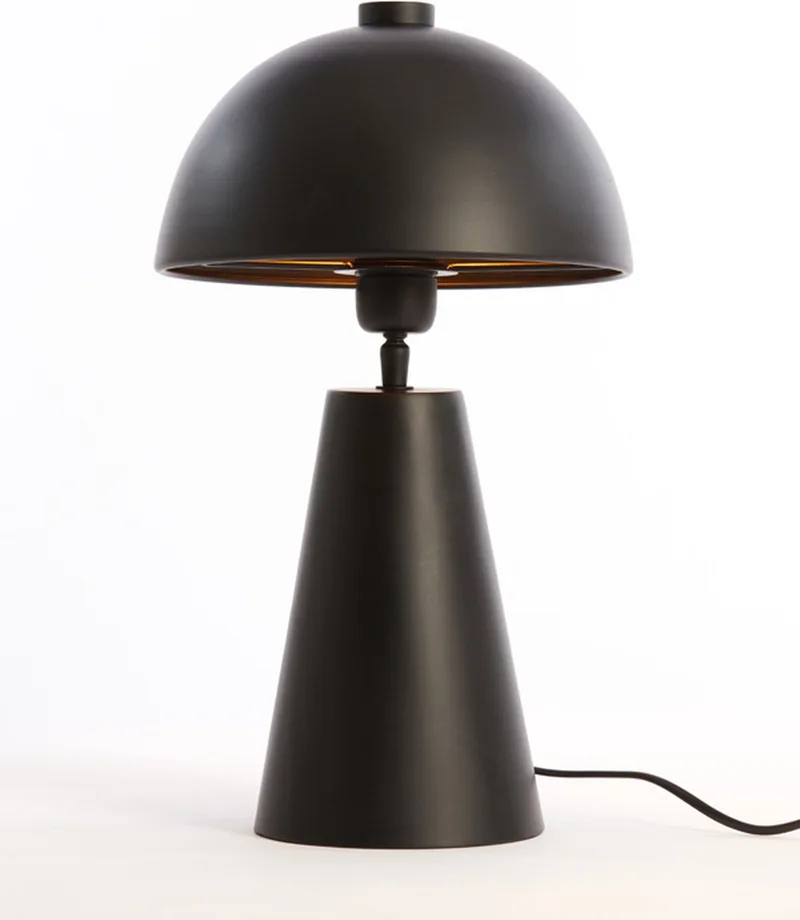 Tafellamp Dita - 31cm hoog - Mat fra Light & Living i Sort – produktbillede