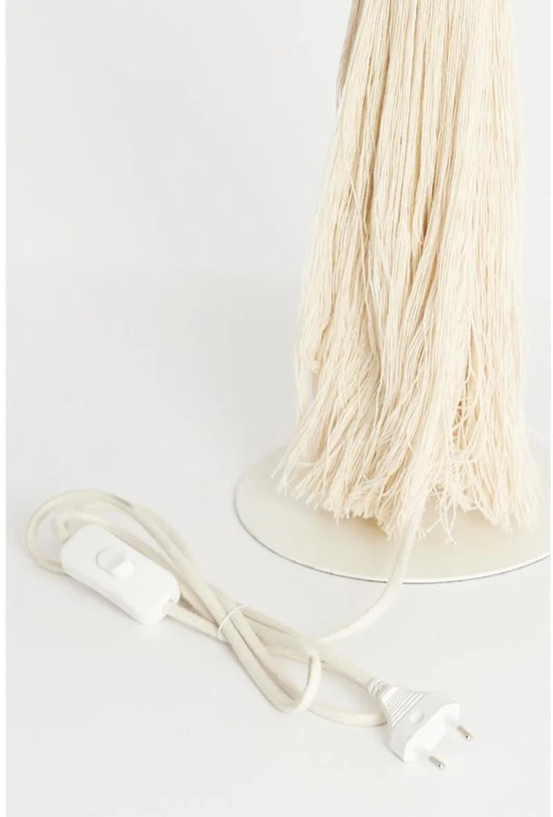 Tafellamp - Espino - textiel - bureaulamp - E27 - 1894843 von Light & Living in Beige – Produktfoto