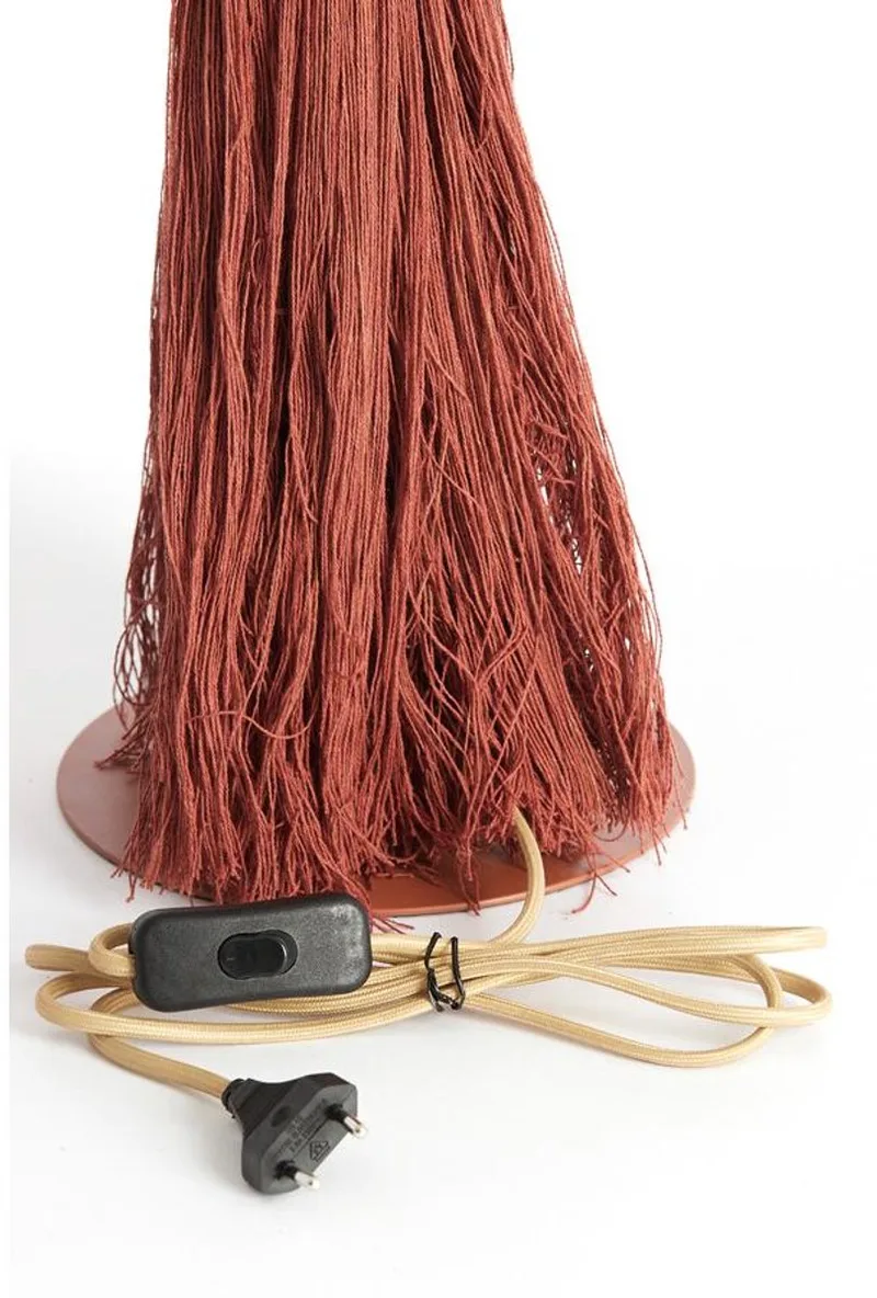 Tafellamp - Espino - textiel - bureaulamp - E27 - 1894894 de Light & Living en Orange – photo produit