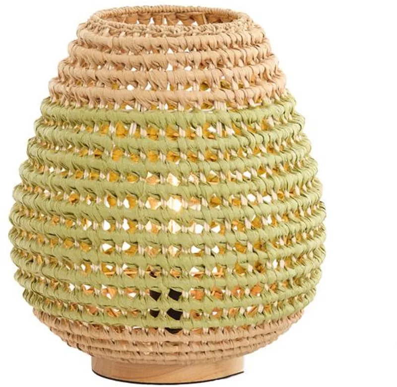Tafellamp - Kalipa - rotan - nachtkastlamp - E27 - 1891776 de Light & Living en Vert – photo produit