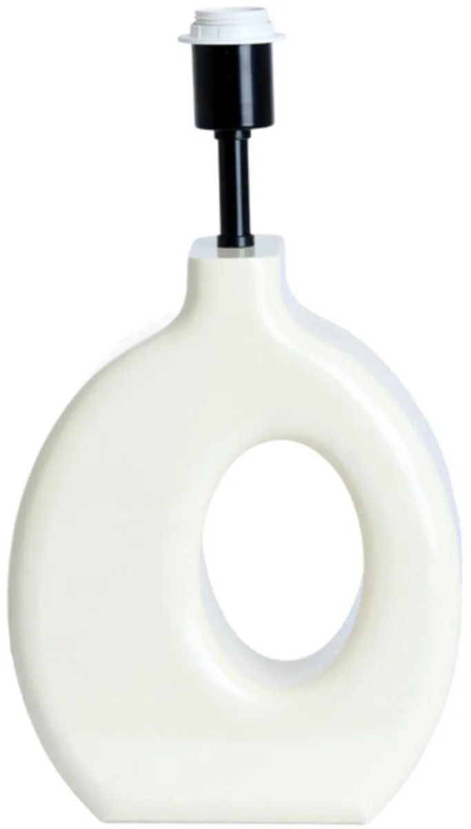 Tafellamp - KANTI - hout - losse armatuur - E27 - 1743343 de Light & Living en Crème – photo produit