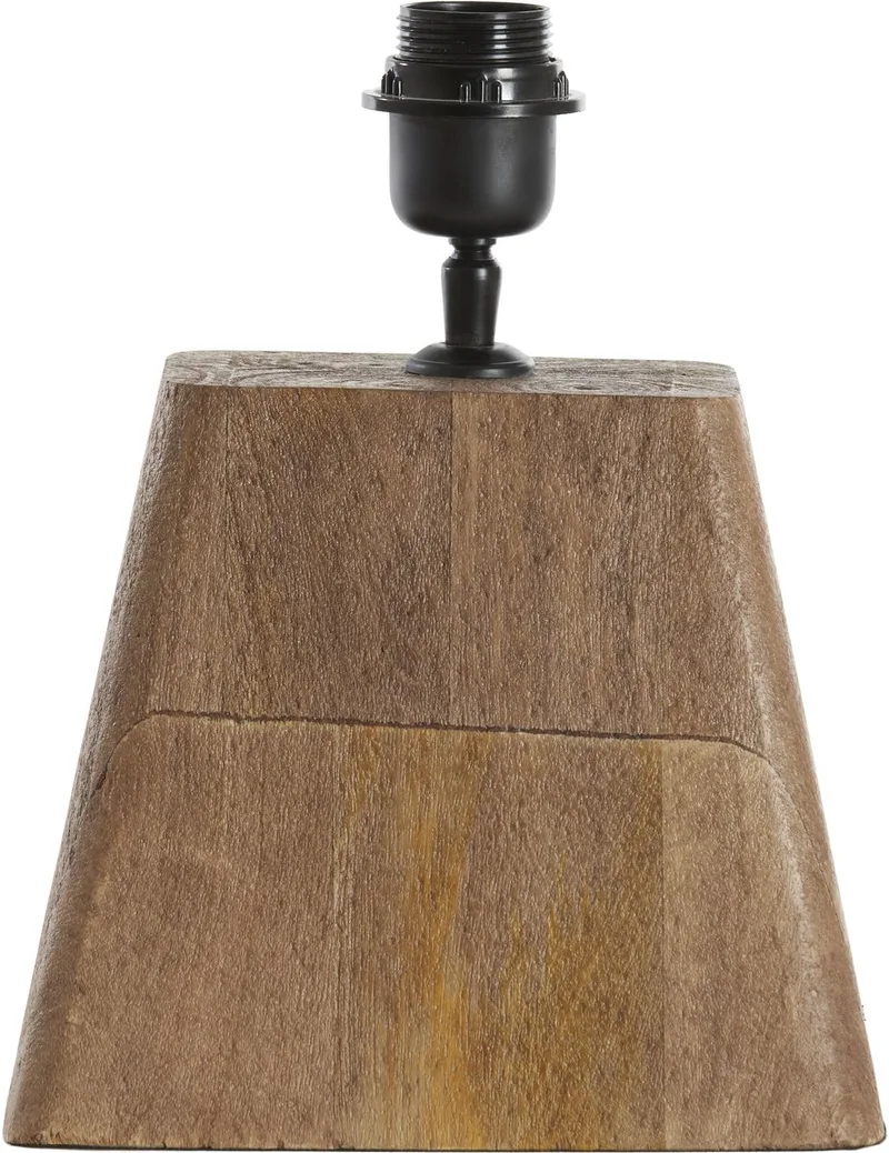 Tafellamp Kardan Mangohout, 19cm hoog - (excl. kap) von Light & Living in Braun – Produktfoto
