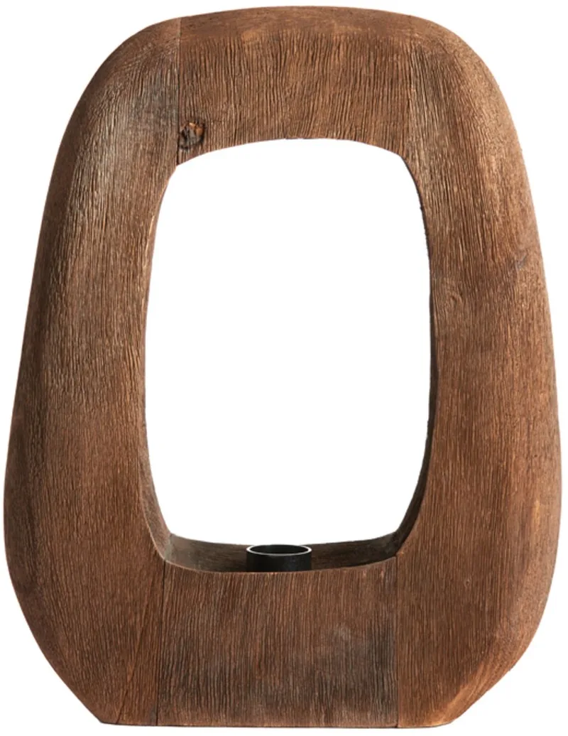 Tafellamp Kelafo - 33x10x40cm - Botanisch de Light & Living en Marron – photo produit
