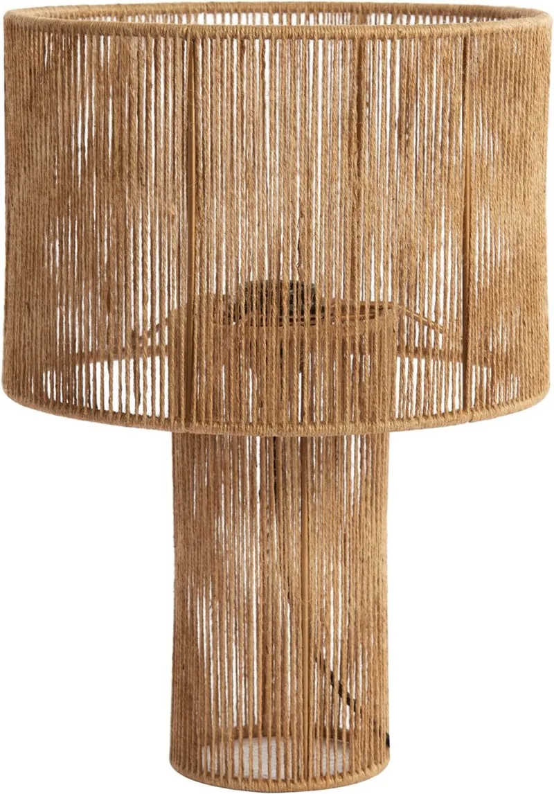 Tafellamp Lavatera - Jute - Ø30cm - Botanisch de Light & Living en Marron – photo produit