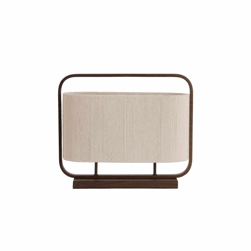 Tafellamp Lecce - Donkerbruin - 45x15x37.5cm - Modern fra Light & Living i Brun – produktbillede