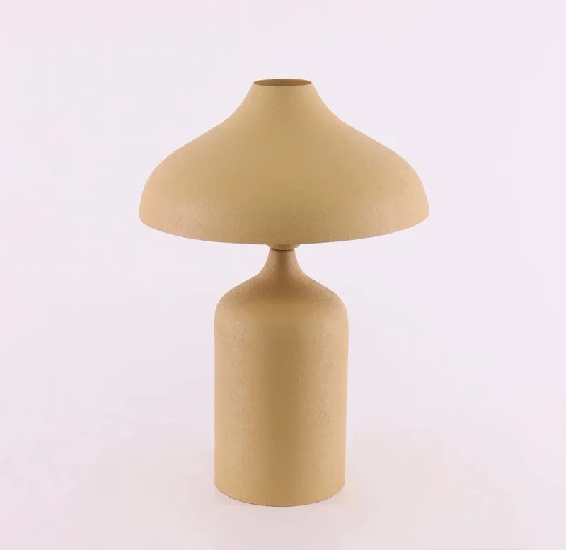 Tafellamp matt - organisch - Hoogte 46cm de Light & Living en Beige – photo produit
