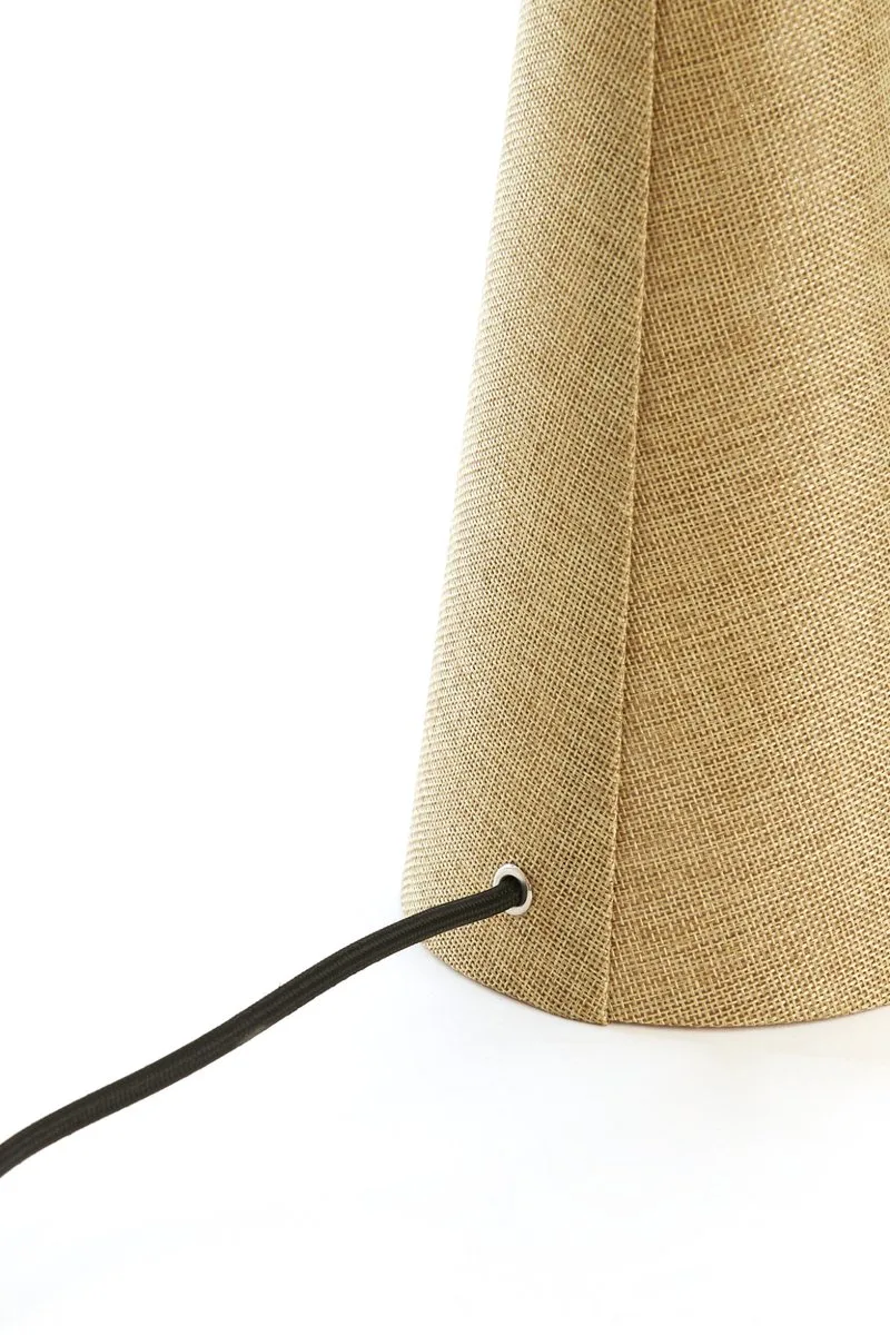 Tafellamp Micky Linnenlook by Light & Living in Olijfgroen – product photo