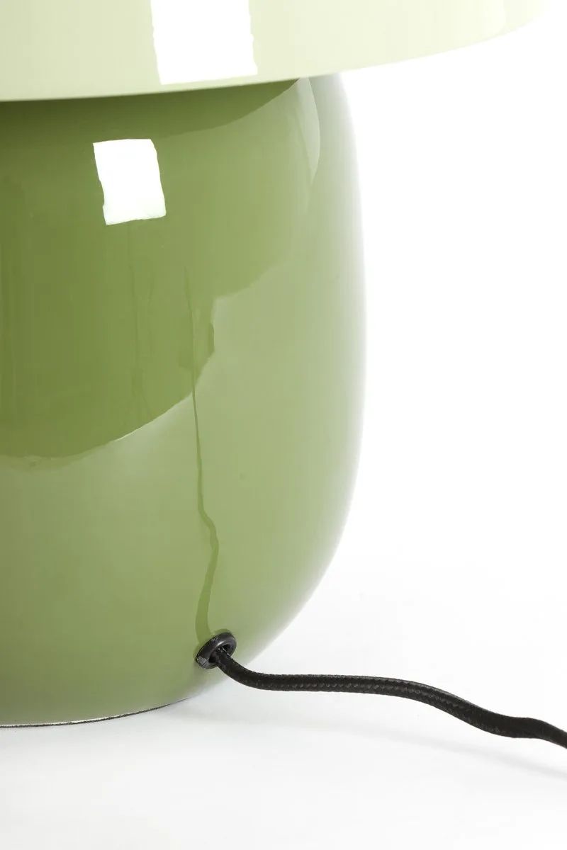 Tafellamp - Mimosa - metaal - Ø 30cm - E27 - 8058169 de Light & Living en Vert – photo produit