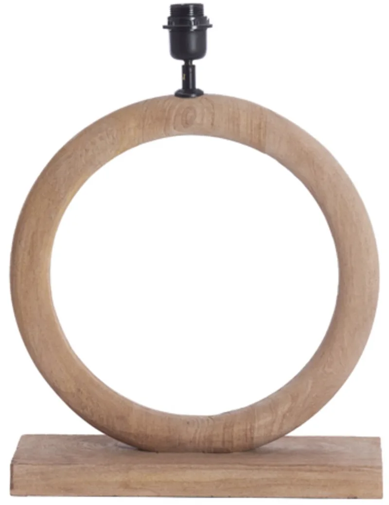 Tafellamp Nubia Mangohout, 44cm - (excl. kap) von Light & Living in Natur – Produktfoto