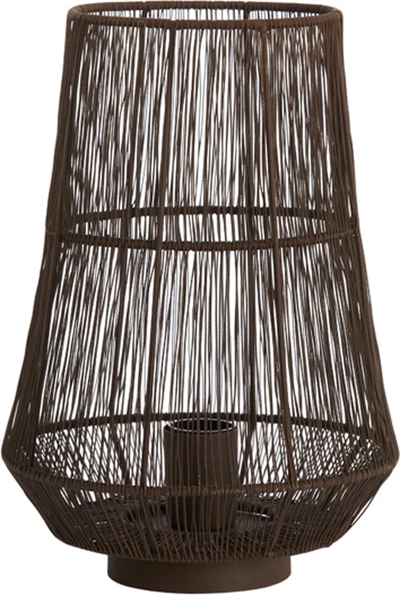 Tafellamp Ø24x33 cm BANJAR donker de Light & Living en Marron – photo produit