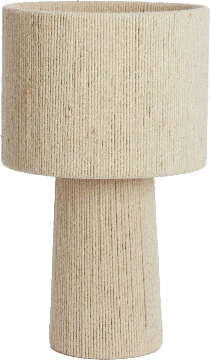 Tafellamp Pitino - Jute - Ø31,5cm - Modern de Light & Living en Zand – photo produit