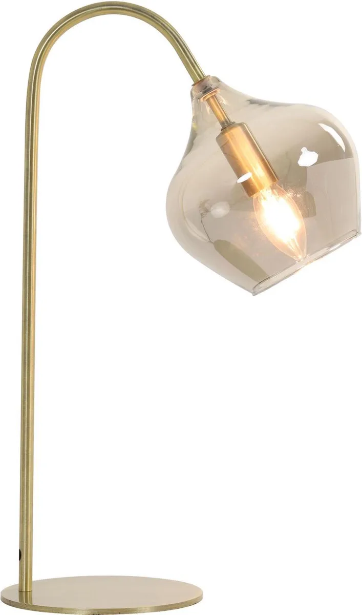 Tafellamp Rakel - Antiek - 28x17x50.5cm - Modern von Light & Living in Bronze – Produktfoto