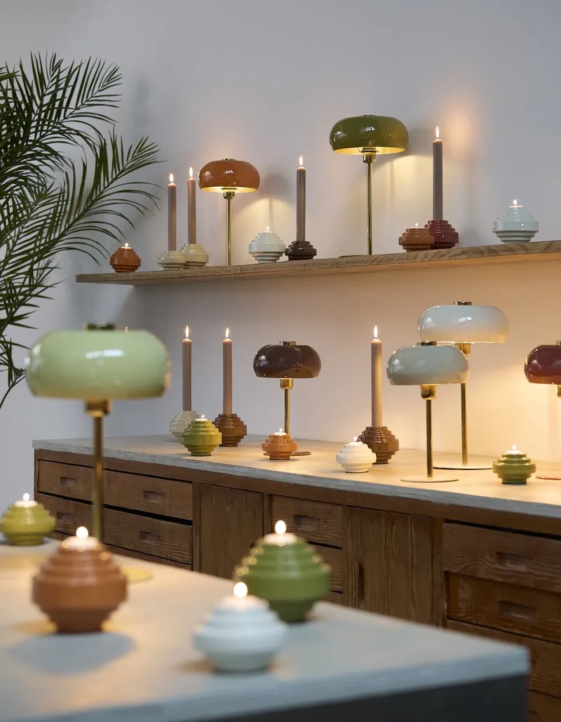 Tafellamp - SURIN - metaal - nachtkastlamp - E27 - 1890025 von Light & Living in Beige – Produktfoto