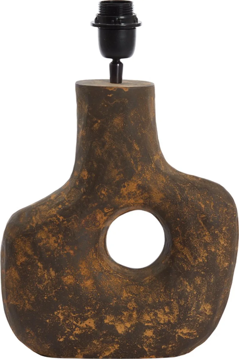 Tafellamp Tarugi - 40cm - Antiek - excl. kap de Light & Living en Marron – photo produit
