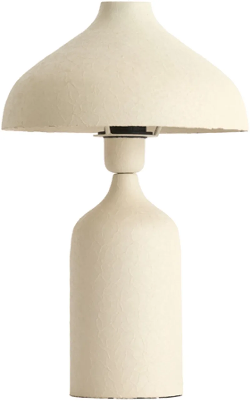 Tafellamp YEBRI - 26x26x40 cm von Light & Living in Weiß – Produktfoto