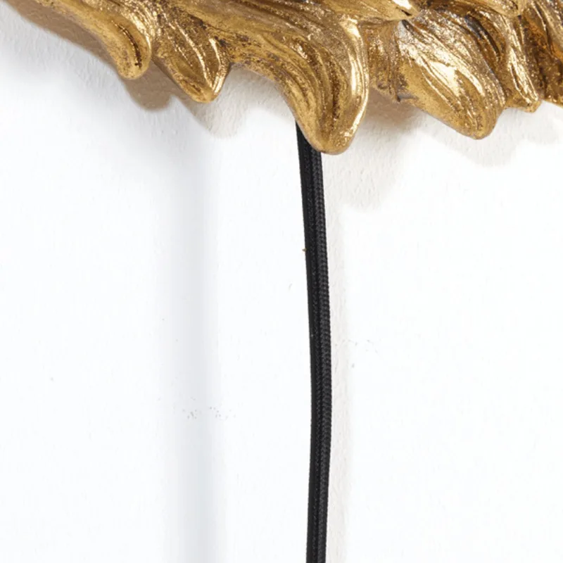 Wandlamp Lion - 33.5x19x40.5cm - Binnen Modern von Light & Living in Bronze – Produktfoto