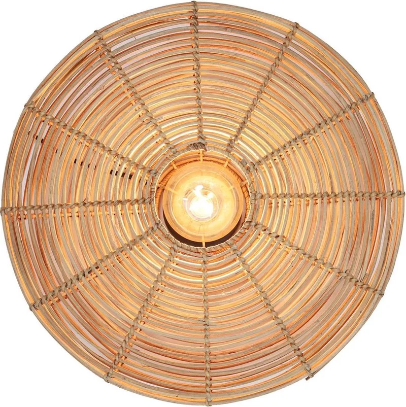 Wandlamp Mataka - Rotan - Ø51cm - Binnen Bohemian von Light & Living in Braun – Produktfoto