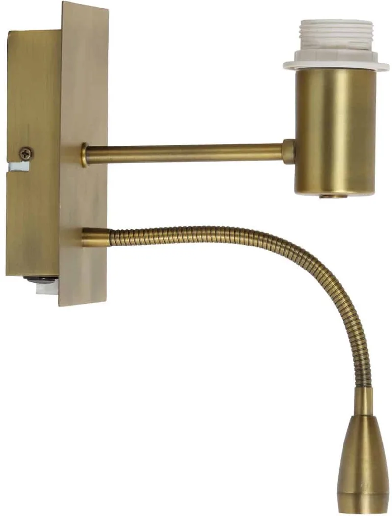 Wandlamp Regina - 20x11x35cm - Binnen Luxe de Light & Living en Bronze – photo produit