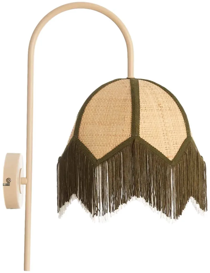 Wandlamp Sulina - 33x25x47cm - Binnen Bohemian de Light & Living en Vert – photo produit