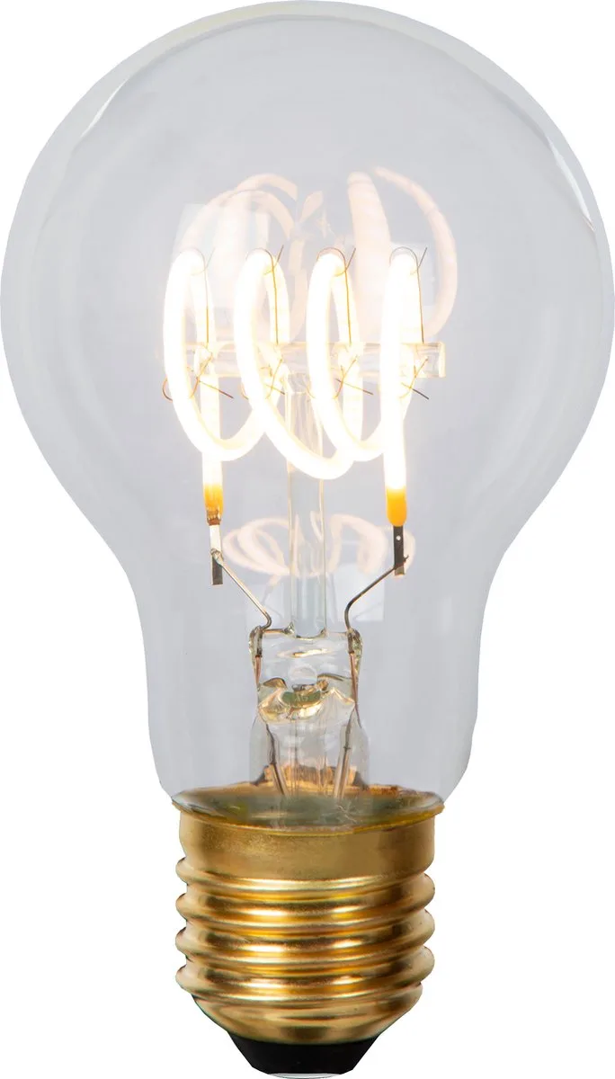 A60 - Filament lamp - Ø 6 cm - LED Dimbaar - E27 - 1x4,9W 2700K - Transparant fra Lucide – produktbillede