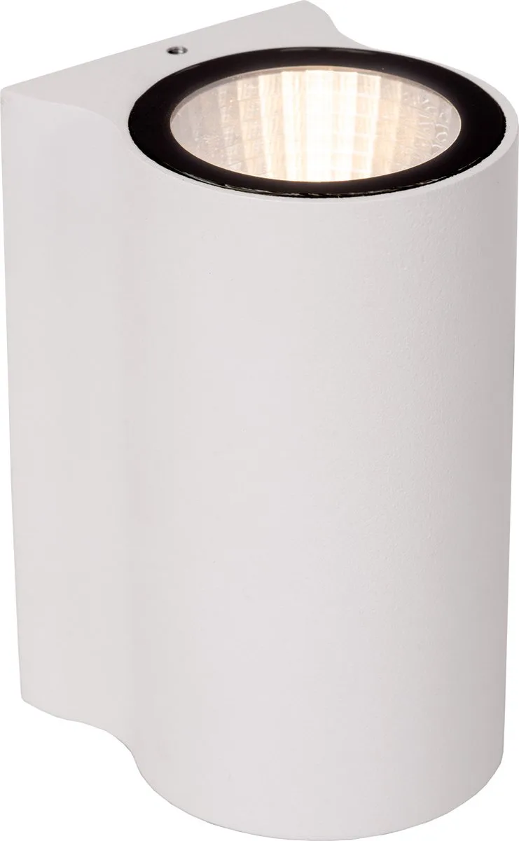 AKRA - Wandlamp Binnen/Buiten - LED - 1x6W 2700K - IP54 de Lucide en Blanc – photo produit