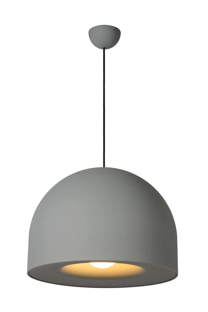 AKRON - Hanglamp - Ø 50 cm - 1xE27 - Grijs von Lucide – Produktfoto