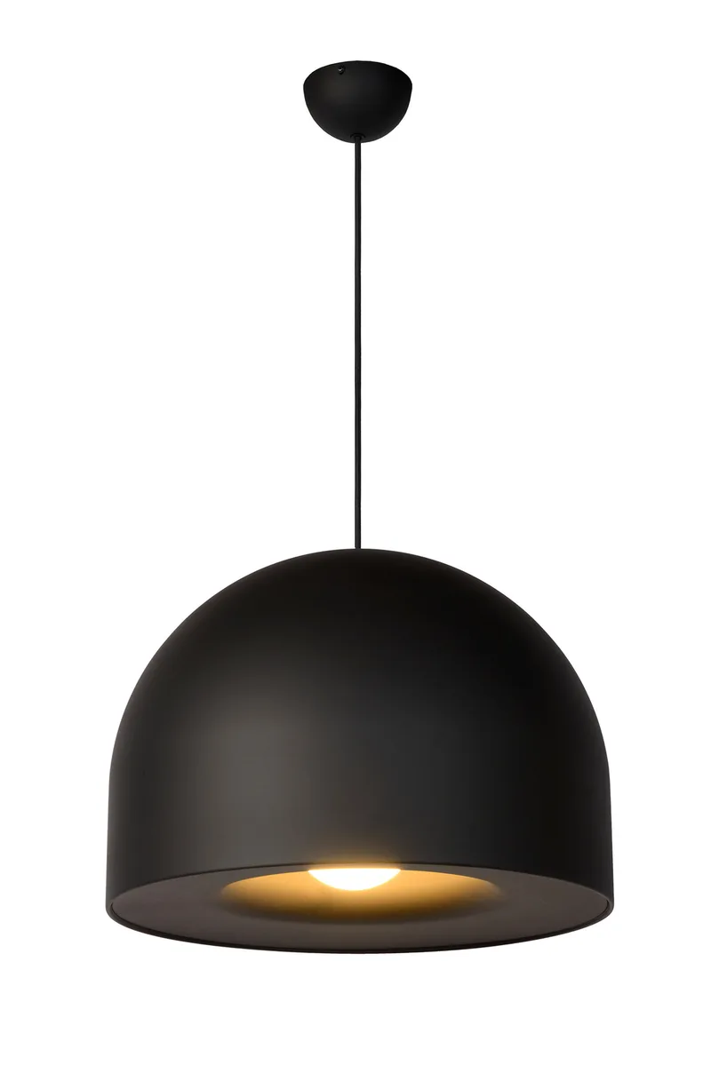 AKRON - Hanglamp - Ø 50 cm - 1xE27 - Zwart fra Lucide – produktbillede