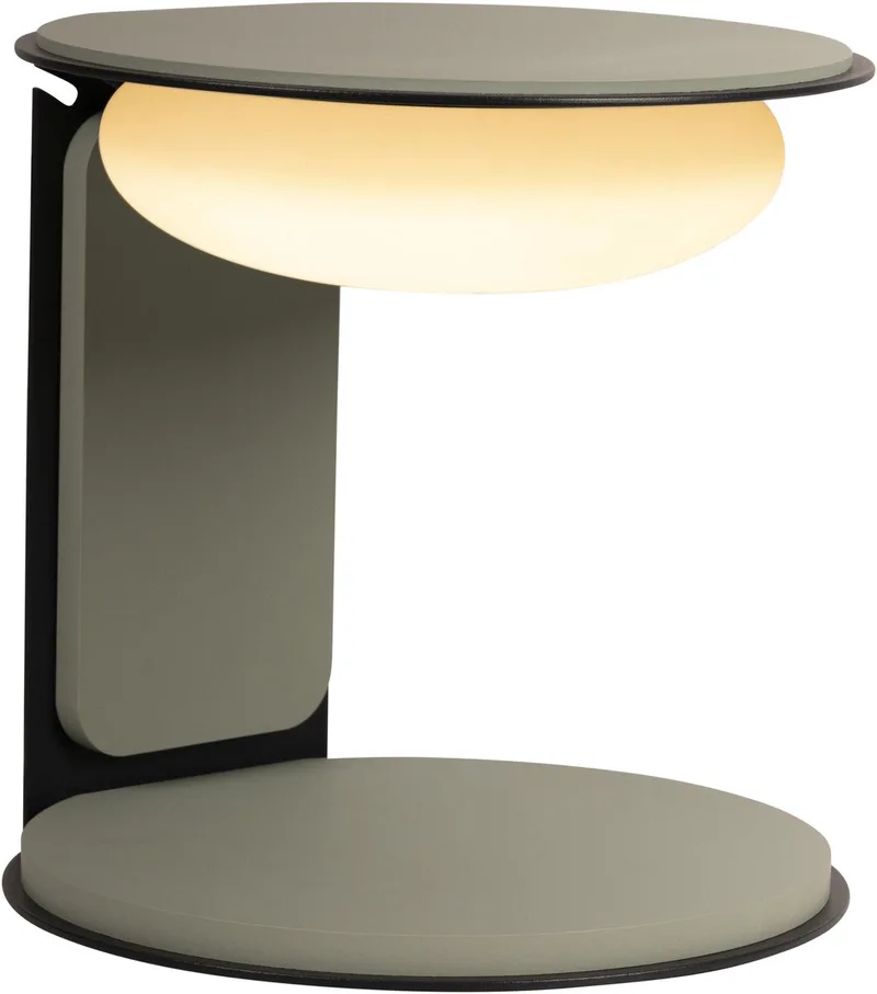 ALINDA - Tafellamp - Ø 20 cm - LED Dimbaar - 1x9W 3000K - Essential fra Lucide i Grøn – produktbillede