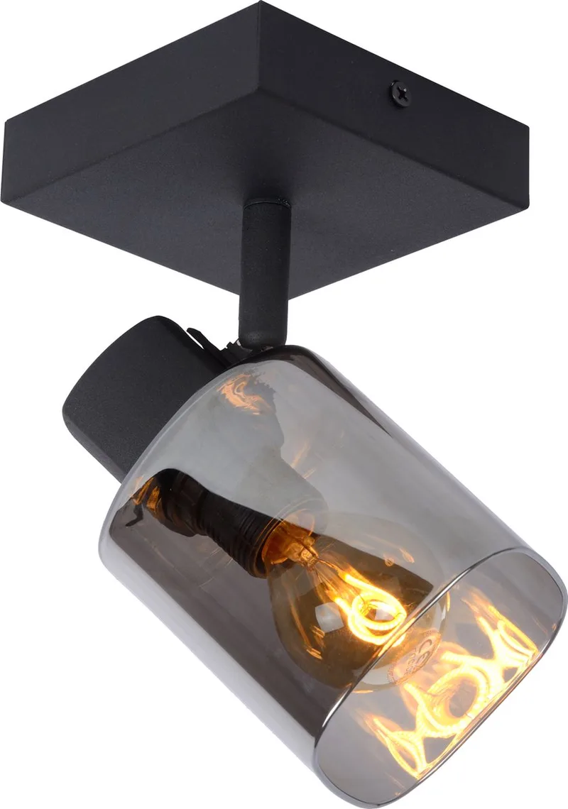 ALION - Plafondspot (Plafondlamp) - 1xE14 van Lucide in Zwart – productfoto