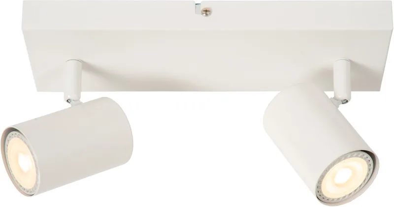 AMIGO - Plafondspot (Plafondlamp) - 2xGU10 (MR16) de Lucide en Blanc – photo produit