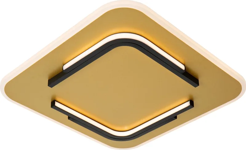 ANDREAS - Plafonnière (Plafondlamp) - LED - 1x30W 2700K - Mat Goud / Messing by Lucide in Mat Goud, Brass – product photo
